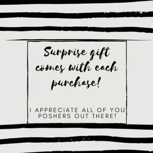 Free gift with each purchase!